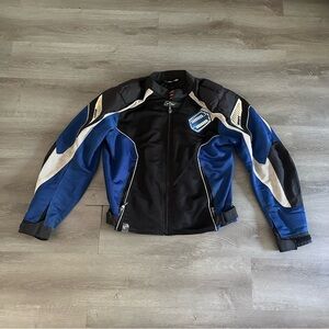 Shift Take Control Motorcycle Jacket Black White Armor Jacket Size XL